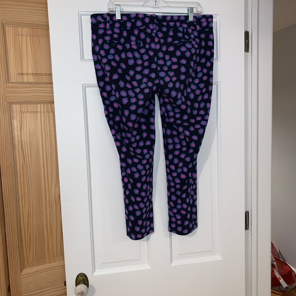 Lilly Pulitzer navy amuse bouche capri pants